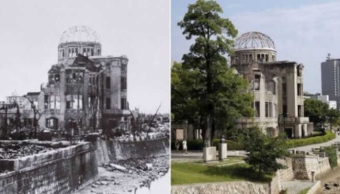Hiroshima-before-after